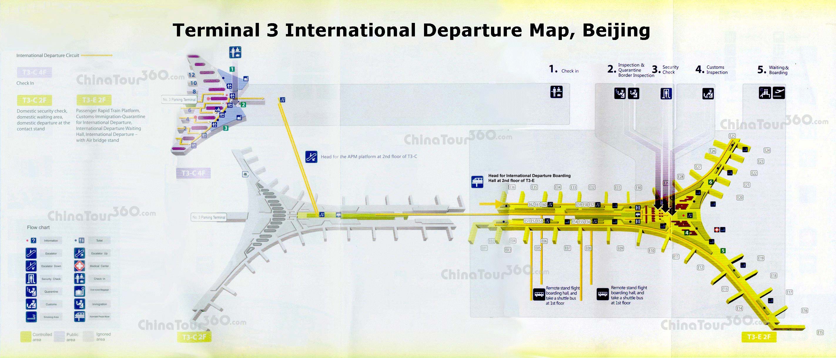 Beijing Capital International Airport Map