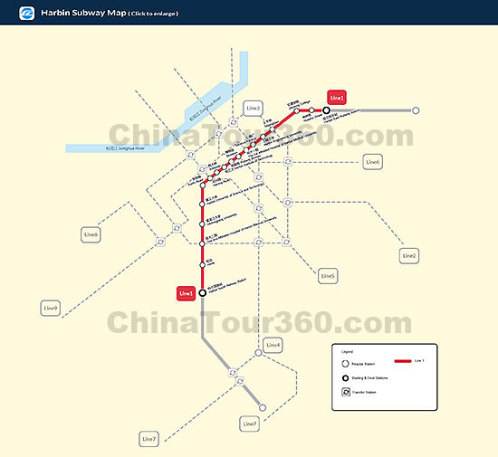 Harbin Subway Map
