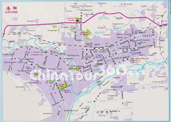 Map of Luoyang City