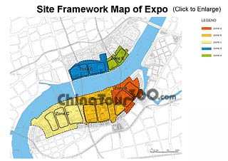 Shanghai Expo Framework Map
