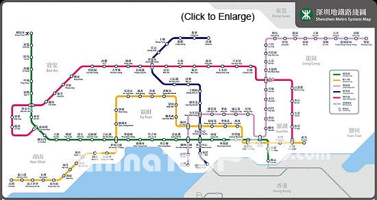 Shenzhen Subway Map