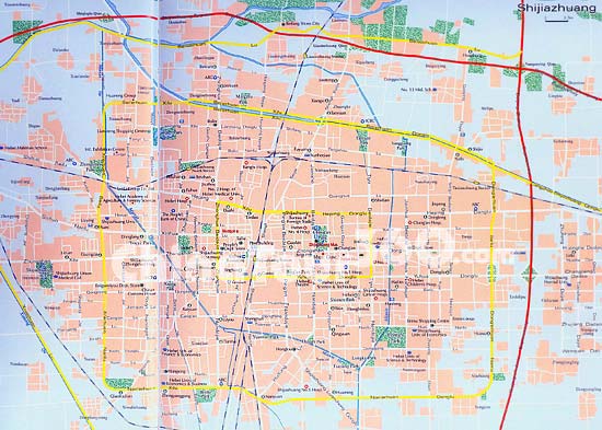 Map of Shijiazhuang City