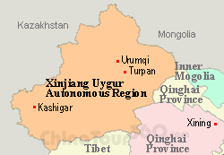 Urumqi Map