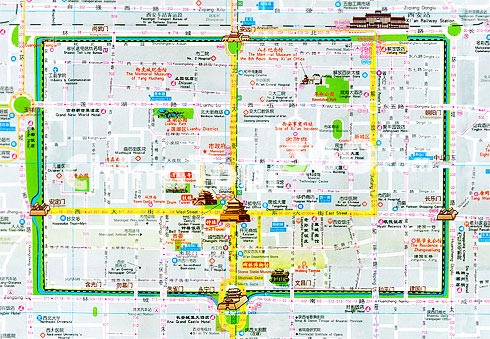Xian City Map