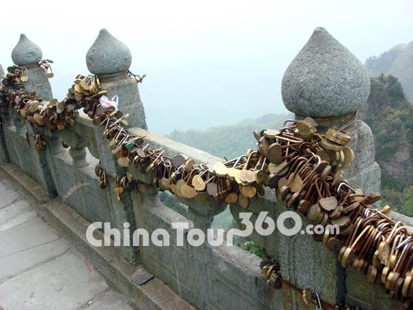 Lovers' Locks on the Wudang Mountain
