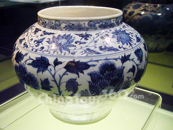 a porcelain antique in Shanghai Museum