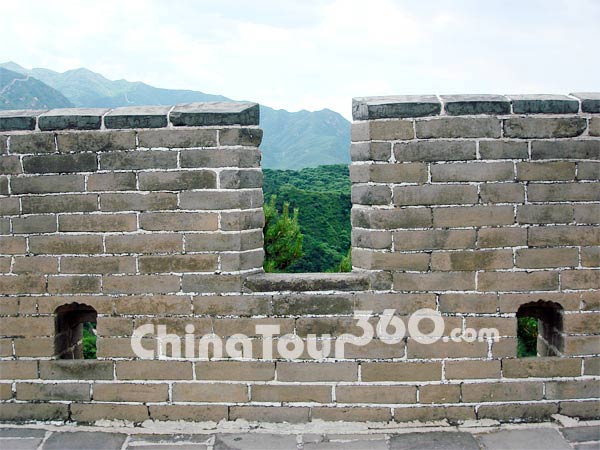 Beijing Badaling Great Wall with Shooting Holes