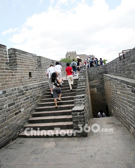 A Close View of Badaling Great Wall Structure