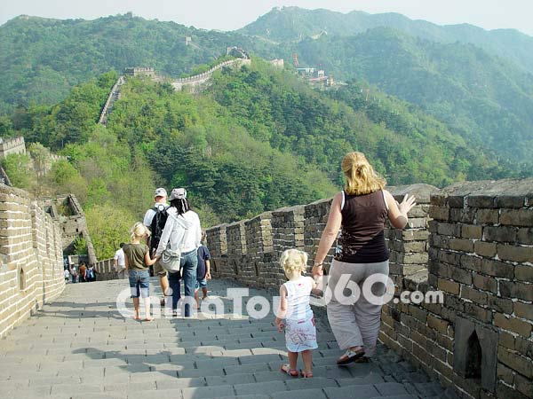 Winding Mutianyu Great Wall