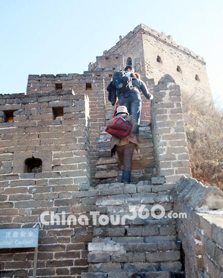 Steep Steps of Jinshanling Great Wall