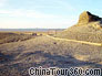 Han Dynasty Great Wall near to Yumenguan