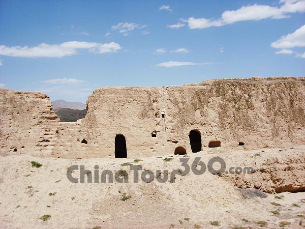 remains of Shandan Great Wall