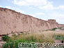 Well-preserved part of Shandan Great Wall