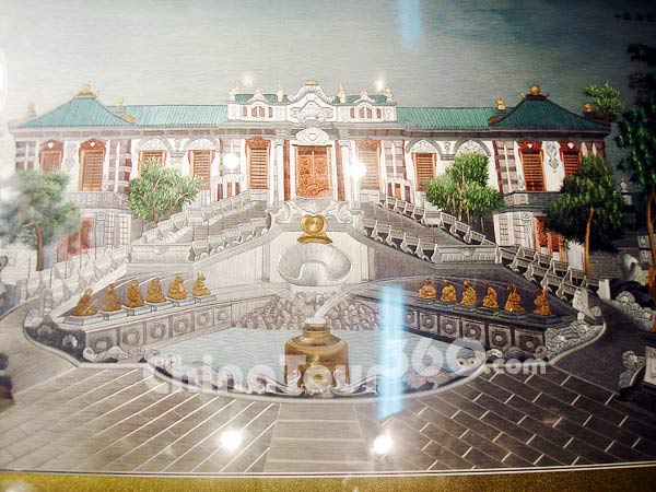 Painting of Haiyan Hall, Beijing Yuanmingyuan