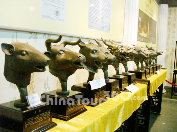 Bronze Statues of 12 Animal Fountainheads, Beijing Yuanmingyuan 