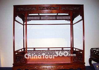 A Ming-dynasty Wooden Bed
