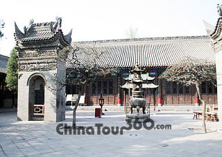 Courtyard in Baxianan Monastery