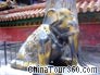 A Bronze Statue of a Child Elephant, Beijing Forbidden City