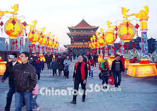 Lantern Show, Xian City Wall