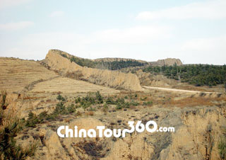 Great Wall in Yulin, Shaanxi