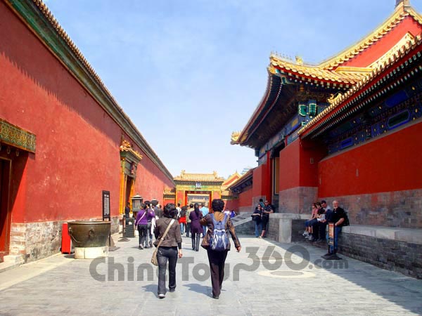 A Lane in Forbidden City, Beijing