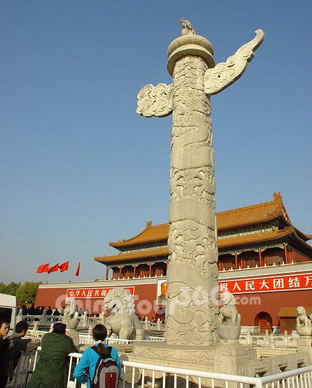 Marble Pillar (Hua Biao), Beijing Tiananmen Square