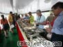 Buffet on Li River Cruise Ship