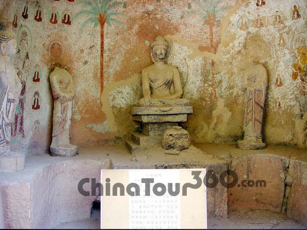Statues in Bingling Temple