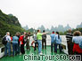 Tourists on Guilin Li River Cruise Ship
