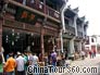 Tourists at Tunxi Ancient Street, Huangshan City