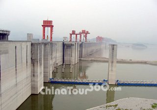 Map of Three Gorges Hydropower Project