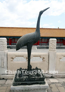 A Bronze Crane
