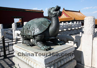 Bronze Turtle in front of the Hall of Supreme Harmony, Forbidden City