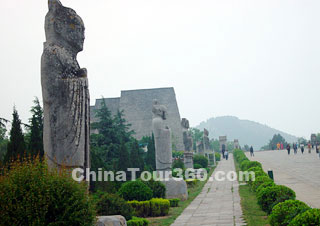 Qianling Mausoleum in Xianyang, Shaanxi