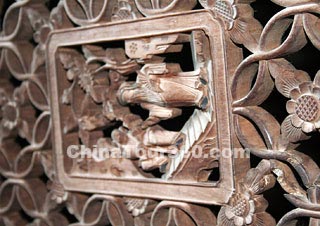 Wood Carving in Anhui Style Building