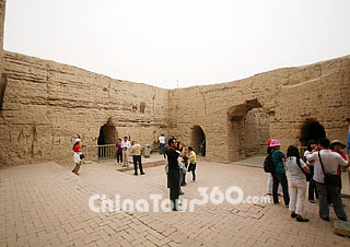 Jiaohe Ruins in Turpan, Xinjiang
