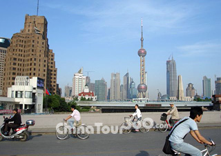 Bund area of Shanghai