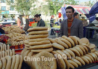 Local flavor food in Xinjiang
