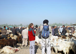 Sunday Bazaar in Kashgar
