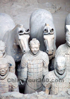 Terra cotta warriors, Xian