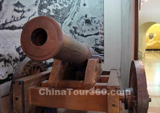A Cannon Exhibited in the Museum